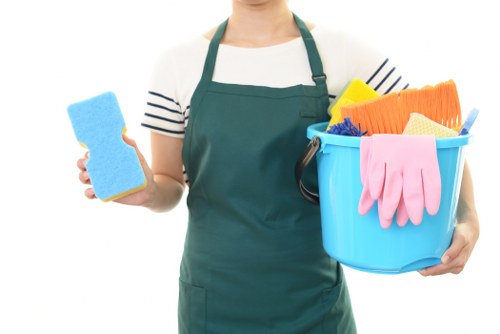 Kitchen deep cleaning during an end of tenancy clean in Ilford