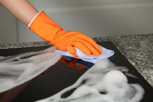 Local cleaners preparing an Ilford property for handover
