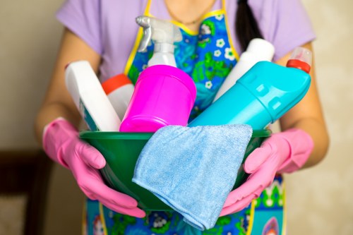 Professional oven cleaning in an Ilford home kitchen