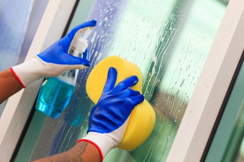 Local cleaning team preparing a flat for move-in in Ilford