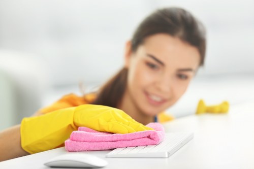 Careful stain removal process for carpets in an Ilford property