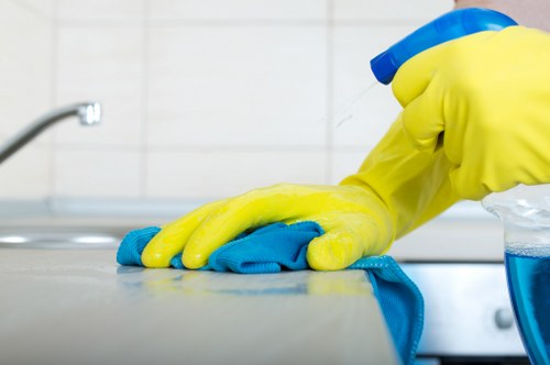 Shared hallway and stairwell cleaning for Ilford flats