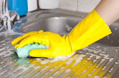 Local cleaning team working in an Ilford home with practical access considerations
