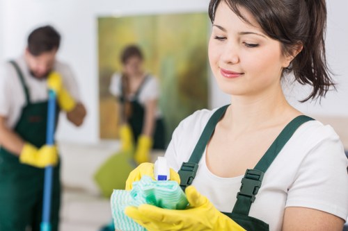 Deep cleaning for a commercial space in Ilford with attention to detail
